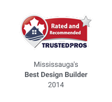 Rated and Recommended Trusted Pros Award 2014 for Best Designer Builder Award - Partex